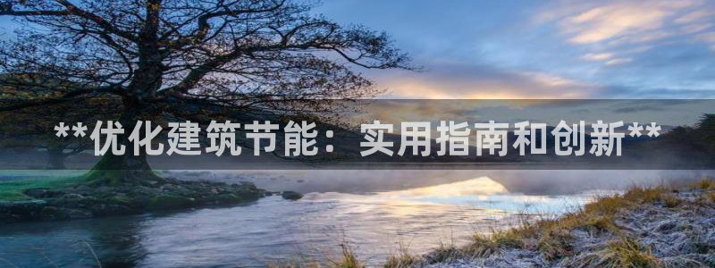 e尊国际可靠吗：**优化建筑节能：实用指南和创新**