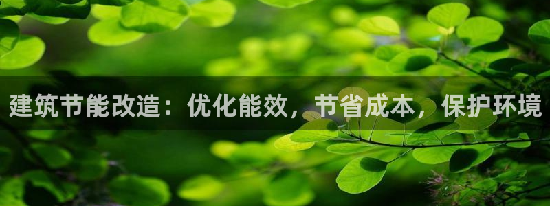 e尊国际平台：建筑节能改造：优化能效，节省成本，保护环境