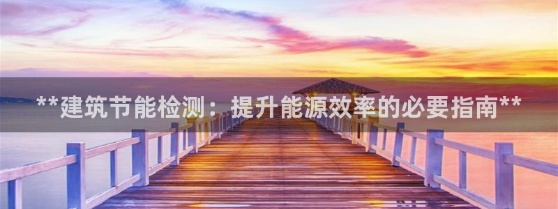 e尊平台：**建筑节能检测：提升能源效率的必要指南**