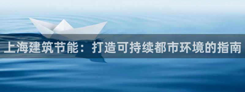 e尊国际是个黑网：上海建筑节能：打造可持续都市环境的指南