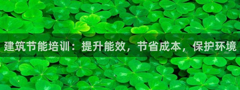 e尊国际平台：建筑节能培训：提升能效，节省成本，保护环境
