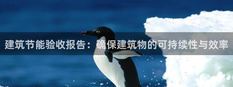 e尊国际官网·网址：建筑节能验收报告：确保建筑物的可持续性与效率