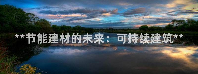 e尊国际官方网站：**节能建材的未来：可持续建筑**