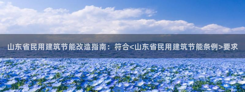 e尊国际官网·网址：山东省民用建筑节能改造指南：符合<山东省民用建筑节能条例>要求