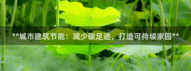 e尊电竞：**城市建筑节能：减少碳足迹，打造可持续家园**