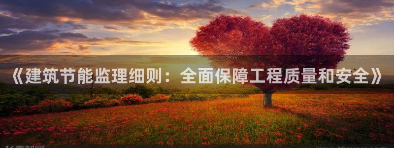 e尊国际平台：《建筑节能监理细则：全面保障工程质量和安全》