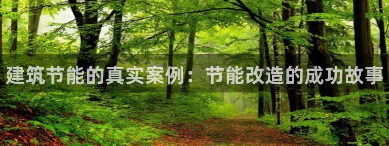 e尊国际官方网站：建筑节能的真实案例：节能改造的成功故事