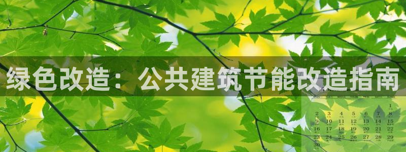 e尊国际客服：绿色改造：公共建筑节能改造指南